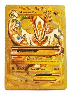 Carte Pokemon Dore - ANGLAISE US Neuf - Rayquaza EX - Image 1
