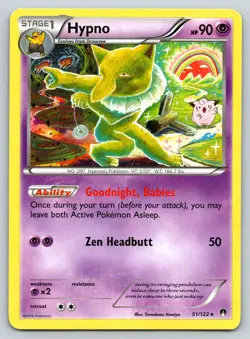HYPNO 51/122 R BREAKPOINT POKEMON MP KOMIYA - Image 1