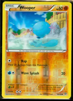 Pokemon WOOPER 38/98 - XY Ancient Origins - Rev Holo - MINT - Image 1