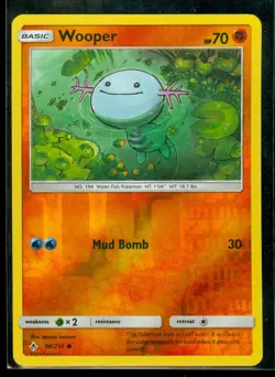 Pokemon WOOPER 96/214 Unbroken Bonds Rev Holo - MINT - Image 1