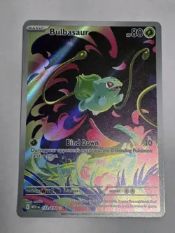Bulbsaur 133/132 Full Art Holo Pokemon Mega Evolutions English Near Mint #2 - Image 1
