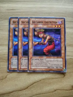 Yu-Gi-Oh! - Dark Scorpion - Chick The Yellow 3X - Complete Playset - Image 1