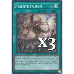 3X Primite Fusion DUAD-EN065 SR Duelist's Advance NM 1st Ed YUGIOH - Image 1