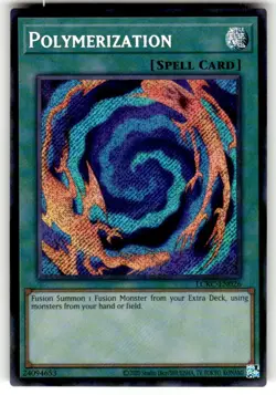 Yugioh Polymerization LCKC-EN026 Secret Rare NM - Image 1