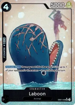Laboon (Alternate Art) EB01-048 One Piece Extra Booster: Memorial Collection NM - Image 1