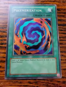 MP - Yu-Gi-Oh! Card POLYMERIZATION - LOB-059 - HOLO - Image 1