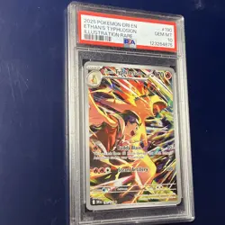 Ethan's Typhlosion 190/182 Destined Rivals Illustration Rare Pokemon Card PSA 10 - Image 3