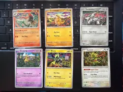 Shinji Kanda Pokemon TCG Card Artist Lot (6) Various Sets Unique Art NM - Image 1