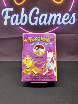 WOTC 1999 Pokemon Zap Theme Deck (53 Cards, Decklist And Rulebook) - Image 1