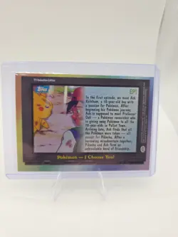 2000 Topps Pokemon TV Animation Edition I CHOOSE YOU! Series 2 #EP1 Episode Card - Image 2