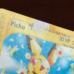Pichu 58/165 Non Holo Rare Expedition Pokemon Card DMG - Image 3