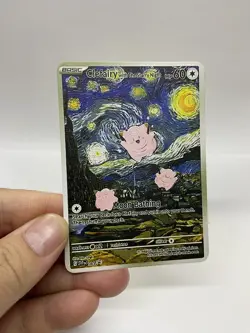 Clefairy Christmas Van Gogh Gold Metal PokÃ©mon Card-Collectible Gift Displayï¼ - Image 5