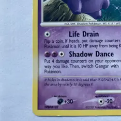 Gengar 27/130 Diamond and Pearl Non Holo Rare Card MP - Image 4
