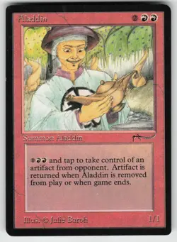 Aladdin Arabian Nights Rare MAGIC: THE GATHERING - Image 1