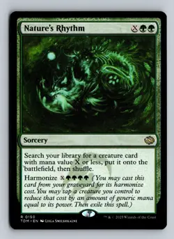 Nature's Rhythm - TDM #150 Rare - NM / Mint Tarkir Single - Image 2