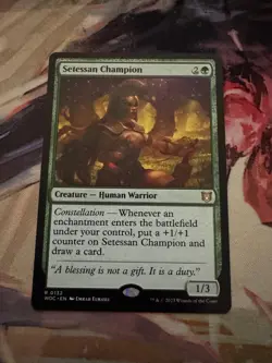 Setessan Champion 132 Rare Commander: Wilds of Eldraine Magic: The Gathering NM - Image 1