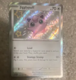 The Pokemon Company Jigglypuff 198/091 SV Paldean Fates Shiny Rare Holo 70HP - Image 1