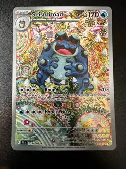 Seismitoad 105/086 - illustration rare Pokemon⚡ BLACK BOLT - ENGLISH ⚡ - Image 1