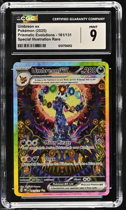 Umbreon EX 161/131 Special Illustration Rare Pokemon CGC 9 Mint *053 - Image 1