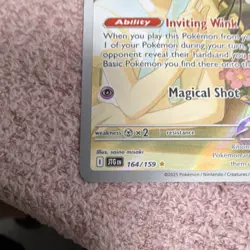 The Pokemon Company Lillie's Ribombee Holo Art Rare Sv9 105/100 JP 70 HP - Image 2