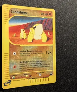 Pokemon SKYRIDGE - #92/144 Sandshrew - Reverse Holo - ENG - Moderately Played - Image 5