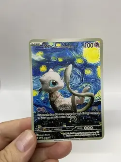 New Christmas hp100 Van Gogh Gold Metal Pokemon Card-Collectible Gift Display！ - Image 4