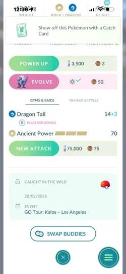 Pokemon Go Shiny Tyrunt - Image 2