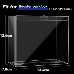 Box Protector Pokemon Booster Box TCG Display Case Strong 0.5mm 3 - 20 pack - Image 2