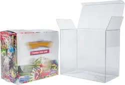 Box Protector Pokemon Booster Box TCG Display Case Strong 0.6mm 10 pack - Image 2