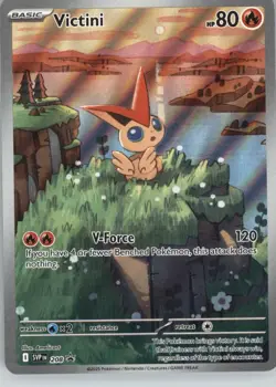 Victini 208 Holo Promo Scarlet & Violet Promo Pokemon Near Mint - Image 1