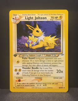 Light Jolteon 1.Edition | Neo Destiny | Near Mint | englisch | Blitza Pokemon #1 - Image 1