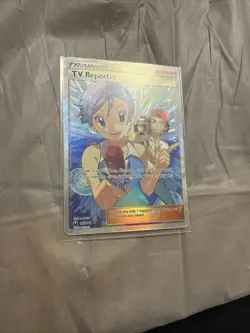 Pokemon Company TV Reporter 167/168 Celestial Storm Ultra Rare Full Art Holo - Image 1