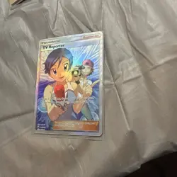 Pokemon Company TV Reporter 167/168 Celestial Storm Ultra Rare Full Art Holo - Image 4