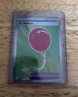 AIR BALLOON Ultra Rare Holo Trainer #166/132 Pokemon Mega Evolution English NM - Image 1