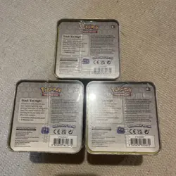 Pokemon Stacking Tins 2022 - Lot of 3 Sealed Tins - Pikachu - Evo Skies Chase - Image 3