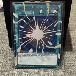 ☆ RA05-EN149 Super Polymerization Extended Art Ultra Rare YuGiOh ☆ - Image 1