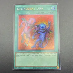 Delinquent Duo LCKC-EN101 Secret Rare Holo 1st Ed - Image 3