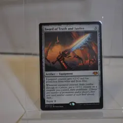 Magic the Gathering (MTG) Sword of Truth and Justice Card - Image 2