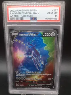2022 Pokemon SWSH #177 FA/Origin Form Dialga V Astral Radiance PSA 10 - Image 1