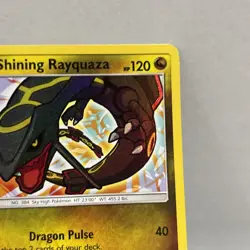 Pokemon Shining Rayquaza 56/73 Shining Legends Holo Shiny Rare 120HP Basic Card - Image 2