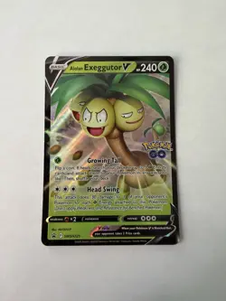 Pokemon - Alolan Exeggutor V - Holo V - 5/78 - NM - Pokemon GO - Image 1