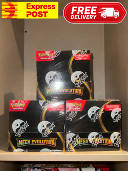 Pokemon Mega Evolution Booster Box Enhanced Topper SEALED Base Set - Image 1