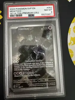 Pokemon 2023 Mewtwo 052 Sv Scarlet & Violet Promo Holo PSA 8 EN - Image 1