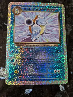 Pokemon Legendary Collection Blastoise Reverse Holo Oversize 2002 Promo - Image 1