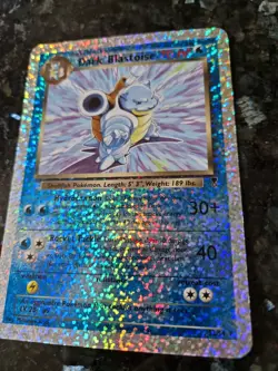 Pokemon Legendary Collection Blastoise Reverse Holo Oversize 2002 Promo - Image 3