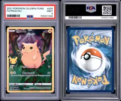 Pokemon 2021 Celebrations Pikachu 005/025 Full Art Holo Rare PSA 9 English - Image 3