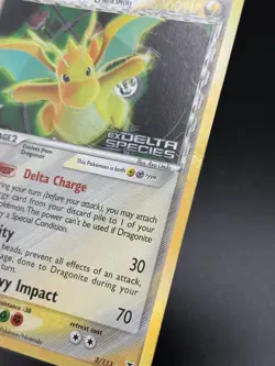 2005 DRAGONITE Pokemon Card #3 3/113 Delta Species STAMPED Reverse Holo Rare MP - Image 5
