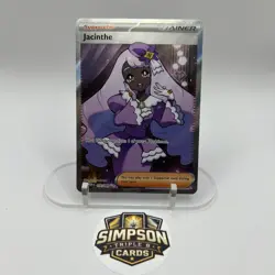 Pokemon Jacinthe Trainer Supporter Full Art Holo Ultra Rare 110/088 POR English - Image 1