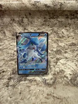 2022 Pokemon SWSH BSP Glaceon V Black Star Promo VSTAR SWSH196 - Image 1