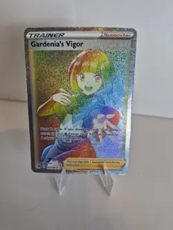 Gardenia's Vigor 202/189 Pokemon TCG Astral Radiance Full Art Rainbow NM - Image 1